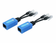 XtendLan POE extender, 2x PoE po jednom UTP kabelu, 100Mb