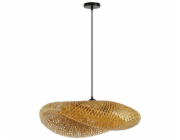 IMMAX BOHO HILO designové závěsné svítidlo, D80cm, E27, bambus