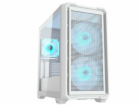 COUGAR PC skříň MX600 White Mini Tower Mesh Front Panel 2...