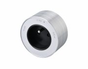 Viking zásuvkový modul A30, zásuvka 230 V, stříbrná