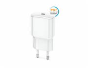 Rychlonabíječka do sítě Forever TC-01 PD 1x USB-C 20W bílá