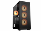 COUGAR PC skříň MX220 RGB Black Mid Tower Mesh Front Pane...