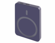 EMOS POWERBANKA WI 522, bezdrátové nabíjení 20W, 5.000mAh, MODRÁ, 1xUSB-C