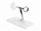 Hyper HyperJuice Qi2 4-in-1 Magnetic Charging Stand - White