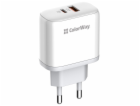 COLORWAY 1x USB a 1x USB-C/ síťová nabíječka/ 45W/ 100V-2...