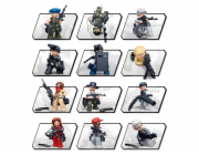 Sluban Figurky M38-B0583 Policajti a zloději 1 ks v sáčku, různé druhy