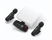 CONNECT IT Wireless Lavalier mikrofon Lightning konektor (2 ks + receiver) set ČERNÝ