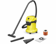 Univerzální vysavač KARCHER WD 3 V-17/4/35 + trysky 17 l 1000 W (1.628-124.0) Černá, Žlutá