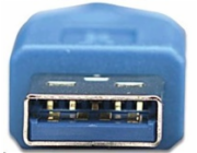MANHATTAN Kabel USB 3.0 A-A prodlužovací 2m, modrý