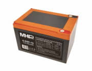 Baterie MHPower 6-DZF-15 Trakční gelová, 12V/15Ah, Terminál D1 - M5, Deep Cycle