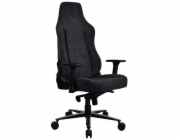 AROZZI herní židle VERNAZZA Soft Fabric Pure Black/ povrch Elastron/ černá