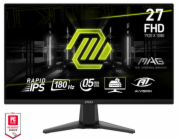 MSI Gaming monitor MAG 275F, 27" Rapid IPS/FHD/180Hz/0,5ms/2x HDMI/DP/černá