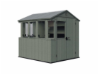 Zahradní domek Keter Potting Shed 2v1 zelený, s podlahou