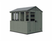 Zahradní domek Keter Potting Shed 2v1 zelený, s podlahou