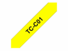 Brother TCC01 - 12 mm x 6.7 m - černá na fluorescentním ž...