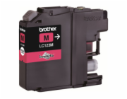 Brother LC123M - Vysoká výtěžnost - purpurová - originální - blistr - inkoustová cartridge - pro Brother DCP-J100, J105, J132, J152, J552, J752, MFC-J245, J470, J650, J6520, J6720, J6920