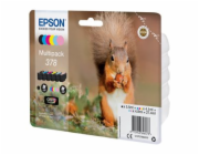 Epson 378 Multipack - 6-balení - černá, žlutá, azurová, purpurová, světlá fialová, světle azurová - originální - blistr s RF / akustickým alarmem - inkoustová cartridge - pro Expression Home XP-8605, 