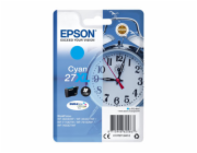 Epson 27XL - 10.4 ml - XL - azurová - originální - blistr s RF alarmem - inkoustová cartridge - pro WorkForce WF-3620, WF-3640, WF-7110, WF-7610, WF-7620, WF-7715, WF-7720