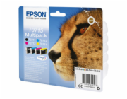 Epson T0715 Multipack - 4-balení - 23.9 ml - černá, žlutá, azurová, purpurová - originální - blistr s RF / akustickým alarmem - inkoustová cartridge - pro Stylus DX9400, SX115, SX210, SX215, SX218, SX