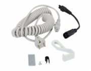 Ergotron Coiled Extension Cord Accessory Kit - Sada kabelů k napájení - 2.4 m - svinutý - šedá - Saudská Arábie, Evropa
