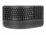 Logitech Ergo Series - Klávesnice - bezdrátový - 2.4 GHz, Bluetooth LE - QWERTZ - německá - grafit