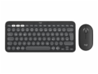 Logitech Pebble 2 Combo - Klávesnice a sada myši - bezdrá...