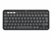 Logitech Pebble Keys 2 K380s - Klávesnice - bezdrátový - Bluetooth LE - QWERTY - Skandinávské (dánština/finština/norština/švédština) - tonal graphite