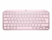 Logitech MX Keys Mini - Klávesnice - podsvícená - bezdrátový - Bluetooth - QWERTZ - německá - ružová