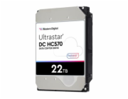 WD Ultrastar DC HC570 - Pevný disk - šifrovaný - 22 TB - interní - 3.5" - SAS 12Gb/s - 7200 ot/min. - vyrovnávací paměť: 512 MB - Self-Encrypting Drive (SED)