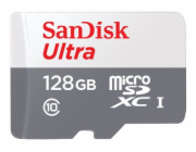SanDisk Ultra - Paměťová karta flash (adaptér microSDXC na SD zahrnuto) - 128 GB - UHS-I / Class10 - microSDXC UHS-I