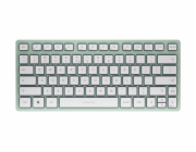 CHERRY KW 7100 MINI BT - Klávesnice - bezdrátový - Bluetooth 5.1 - QWERTY - evropská - klávesový spínač: CHERRY SX - agávová zelená