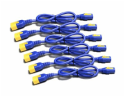 APC AP8000 - Elektrický kabel - power IEC 60320 C13 do IEC 60320 C14 - 10 A - 1.83 m - modrá - celý svět - pro P/N: SCL500RMI1U, SCL500RMI1UC, SCL500RMI1UNC, SMTL1500RMI3UC, SMTL750RMI2UC, SRT1500RMXL