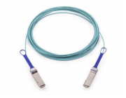 NVIDIA - Kabel pro přímé připojení 100GBase - QSFP do QSFP - 10 m - 10 m - optické vlákno - neobsahuje halogen, podpora Ethernet
