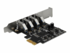 Delock - USB adaptér - PCIe 2.0 nízký profil - USB 3.0 x 4
