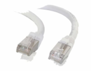 C2G Cat6a Booted Shielded (STP) Network Patch Cable - Patch kabel - RJ-45 (M) do RJ-45 (M) - 2 m - STP - CAT 6a - lisovaný, provedení bez hrbolků, licna - bílá