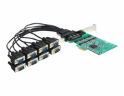 Delock PCI Express Card > 8 x Serial RS-232 - Sériový adaptér - PCIe - RS-232 x 8