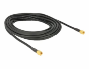 Delock - Kabel antény - SMA (M) do SMA (M) - 10 m - LMR-195 - černá
