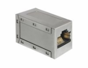 Delock - Síťový propojovací kabel - RJ-45 (F) do RJ-45 (F) - CAT 6a