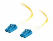 C2G LC-LC 9/125 OS1 Duplex Singlemode PVC Fiber Optic Cable (LSZH) - Patch kabel - jednoduchý režim LC (M) do jednoduchý režim LC (M) - 1 m - 1 m - optické vlákno - duplex - 9 / 125 mikron - OS1 - neo