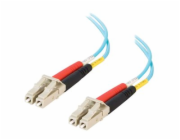 C2G LC-LC 10Gb 50/125 OM3 Duplex Multimode PVC Fiber Optic Cable (LSZH) - Síťový kabel - multirežim LC (M) do multirežim LC (M) - 1 m - 1 m - optické vlákno - duplex - 50 / 125 mikron - OM3 - neobsahu