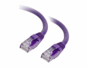 C2G Cat5e Booted Unshielded (UTP) Network Patch Cable - Patch kabel - RJ-45 (M) do RJ-45 (M) - 1.5 m - UTP - CAT 5e - lisovaný, provedení bez hrbolků, licna - purpurová