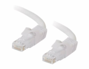 C2G Cat6 Booted Unshielded (UTP) Network Patch Cable - Patch kabel - RJ-45 (M) do RJ-45 (M) - 2 m - UTP - CAT 6 - lisovaný, provedení bez hrbolků, licna - bílá