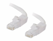 C2G Cat6 Booted Unshielded (UTP) Network Patch Cable - Patch kabel - RJ-45 (M) do RJ-45 (M) - 50 cm - UTP - CAT 6 - lisovaný, provedení bez hrbolků, licna - bílá
