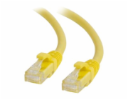 C2G Cat6 Booted Unshielded (UTP) Network Patch Cable - Patch kabel - RJ-45 (M) do RJ-45 (M) - 2 m - UTP - CAT 6 - lisovaný, provedení bez hrbolků, licna - žlutá