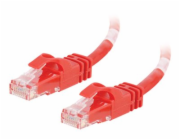 C2G Cat6 Booted Unshielded (UTP) Network Patch Cable - Patch kabel - RJ-45 (M) do RJ-45 (M) - 3 m - UTP - CAT 6 - lisovaný, provedení bez hrbolků, licna - červená