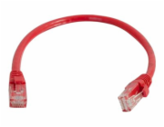 C2G Cat6 Booted Unshielded (UTP) Network Patch Cable - Patch kabel - RJ-45 (M) do RJ-45 (M) - 2 m - UTP - CAT 6 - lisovaný, provedení bez hrbolků, licna - červená