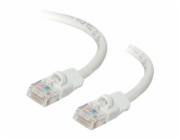 C2G Cat5e Booted Unshielded (UTP) Network Patch Cable - Patch kabel - RJ-45 (M) do RJ-45 (M) - 3 m - UTP - CAT 5e - lisovaný, provedení bez hrbolků, licna - bílá