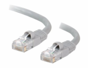 C2G Cat5e Booted Unshielded (UTP) Network Patch Cable - Patch kabel - RJ-45 (M) do RJ-45 (M) - 2 m - UTP - CAT 5e - lisovaný, provedení bez hrbolků, licna - šedá