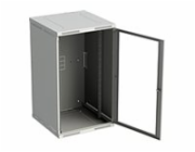 Solarix SENSA SENSA-21U-66-11-G - Skříň - 600 mm, skleněné dveře - montáž na stěnu - šedá, RAL 7035 - 21U - 19"