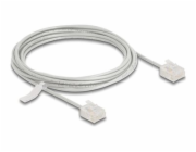 Delock - Patch kabel - RJ-45 (M) krátký do RJ-45 (M) krátký - 3 m - 2.6 mm - UTP - CAT 6 - lisovaný, ultra-tenký - šedá